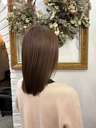 ミディアム ラカットゾーン 田中李奈のヘアスタイル
