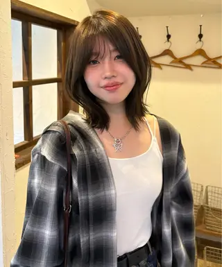 ミディアム Miyazaki Minoriのヘアスタイル