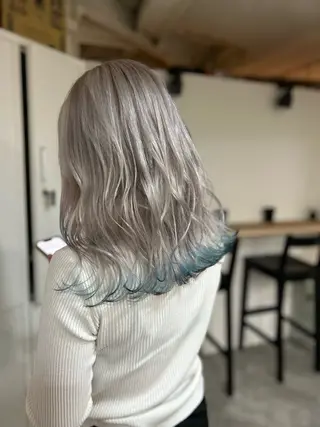 ミディアム カラー ✂️大門 巧✂️ LAFF心斎橋店のヘアスタイル