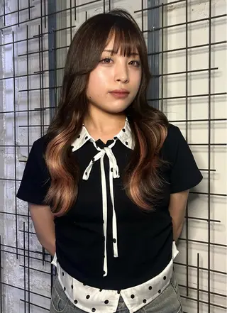 ロング MAAI/ぱつっと ボブ/シールエクステのヘアスタイル