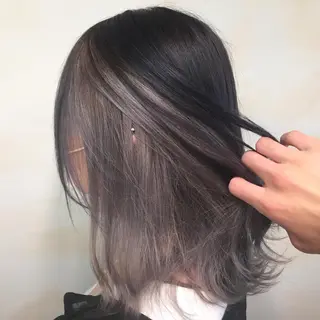 ミディアム ブリーチ🔥ベージュ /グレー/daikiのヘアスタイル