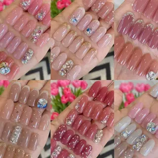 ネイル モチの良さ◉ フィルインネイル♡のネイルデザイン