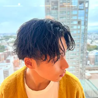 ショート パーマ メンズ メンズサロン OVER町田店のヘアスタイル