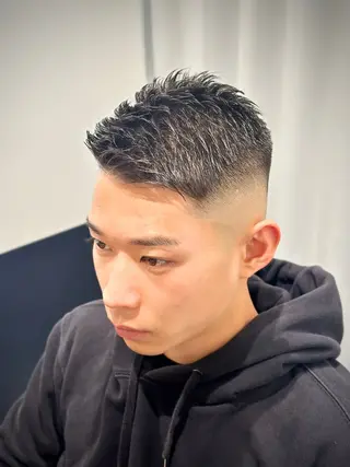 ショート メンズ 【23時まで営業!】 知念 新菜のヘアスタイル
