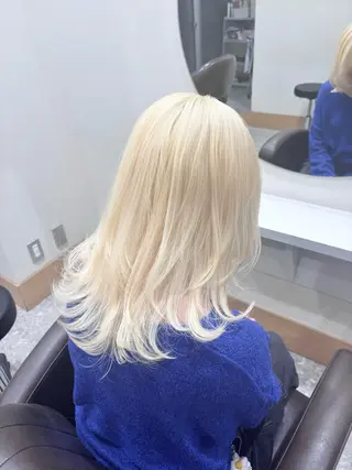 ロング カラー 【ハイトーン特化】 🦋森山陽向/大宮のヘアスタイル