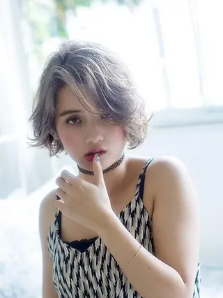 ショート カラー パーマ amie 川越駅店 【アミ】のヘアスタイル