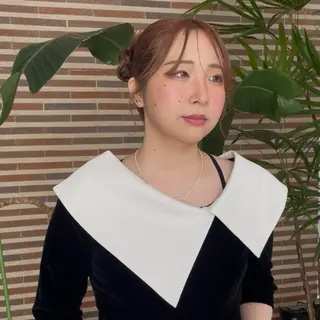 ミディアム Daisy🎀透け感 カラー🎀JUNAのヘアスタイル