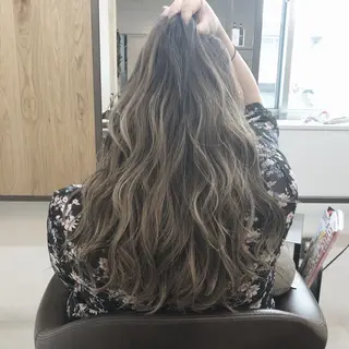 ミディアム YOFAhair芦屋 峰★カラーリストのヘアスタイル