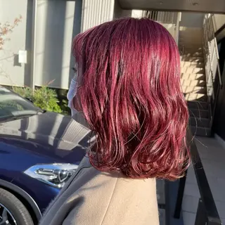 ミディアム カラー ヘアアレンジ 川崎のカラー職人🥣 kentaのヘアスタイル