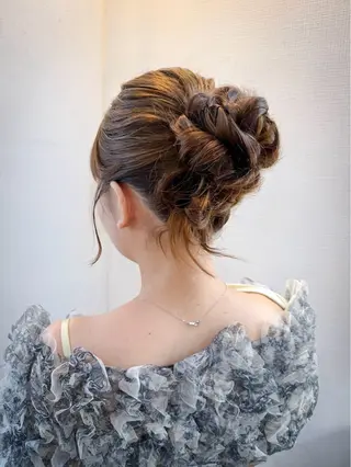 ヘアアレンジ hair make もりした ゆうのヘアスタイル