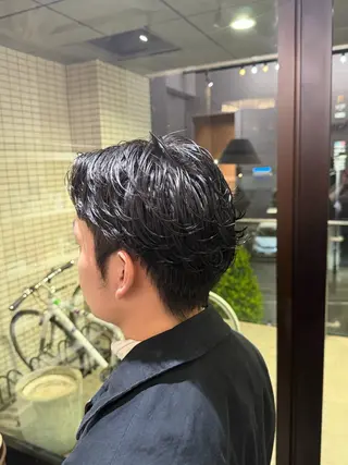 パーマ 北條 太基のヘアスタイル