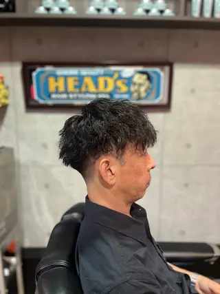 ショート パーマ メンズ 🔥無料メンズカット /パーマ🔥奥山のヘアスタイル