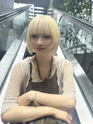 ショート カラー 💎透明感カラー特化 💎TAISEIのヘアスタイル
