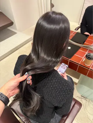 カラー さや/透明感カラー /カラーモデル募集中のヘアスタイル