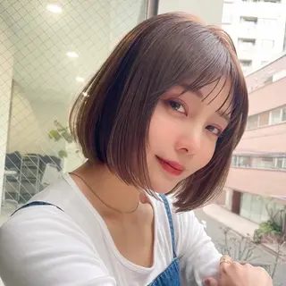 ショート カラー 内大久保 列夏のヘアスタイル