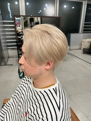 カラー メンズ メンズモテパーマ💙 fuwaのヘアスタイル