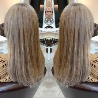 ロング カラー 不動令 認定カラーリストのヘアスタイル