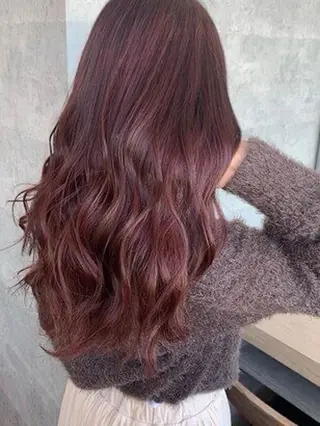 カラー ひな‪‪︎/暖色 柔color🌷のヘアスタイル
