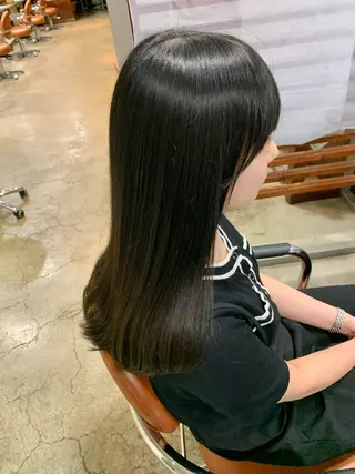 セミロング パーマ ☻BRAVE柏東口店 わたなべ りこ☻のヘアスタイル