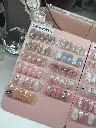 ネイル 24時まで❤︎韓国、 ワンホンネイルのネイルデザイン