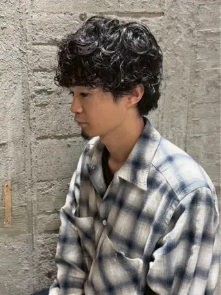 パーマ メンズ 【Niau】坂上 葵海のヘアスタイル