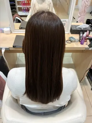 ロング 炭酸スパ ケアカラー Terryのヘアスタイル