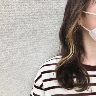 セミロング もりたみかこ 美容師お休み中のヘアスタイル