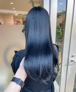 ロング カラー 【メンズパーマ✨️ 髪質改善矯正】岩城のヘアスタイル