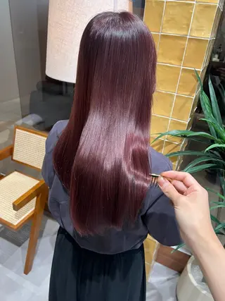 ロング カラー 艶髪/透明感 髪質改善 YUKIのヘアスタイル