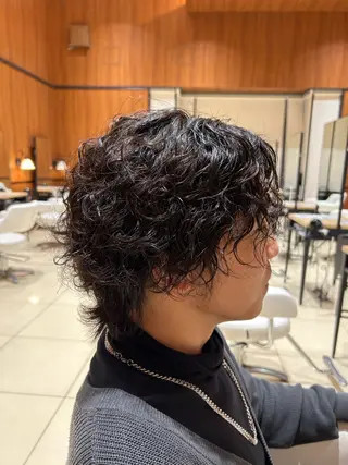 パーマ メンズ 木村 佑季のヘアスタイル