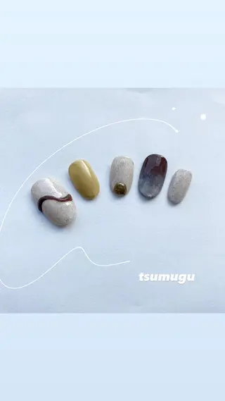 ネイル つむぐ サロンのネイルデザイン