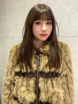 ミディアム カラー 砂原 ひよりのヘアスタイル