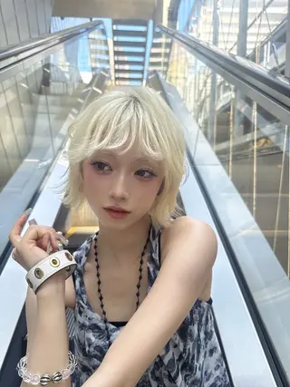 ショート カラー 💎透明感カラー特化 💎TAISEIのヘアスタイル
