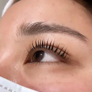マツエク・マツパ 曲がる縮毛矯正 LIBER 岩名のヘアスタイル