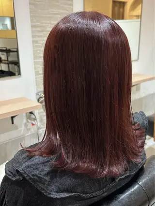 ミディアム 倉敷サロンドクロエ ꕀ井上恋夢ꕀのヘアスタイル