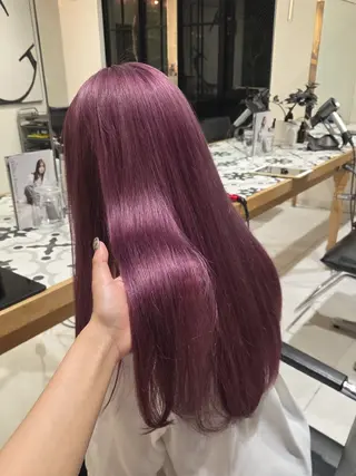 ロング カラー RUA💜‪ ボブカット💜のヘアスタイル
