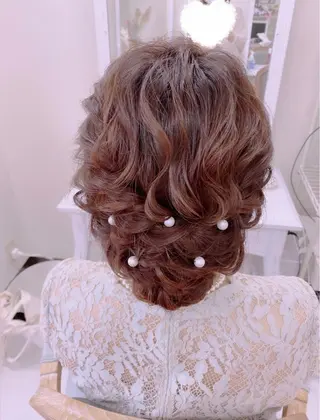 ヘアアレンジ ヘアセットサロン ココのヘアスタイル