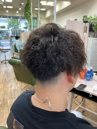 ショート パーマ メンズ 赤羽、髪質改善サロン 吉野リョウスケのヘアスタイル