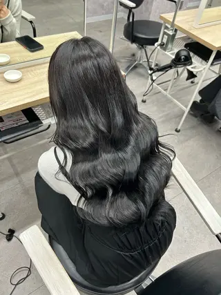 ロング パーマ ヘアアレンジ メンズ キッズ 歩くパワースポット 🦋KAHOのヘアスタイル
