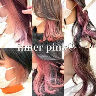 ミディアム カラー ♥️ブリーチ/ボブ/ レイヤー♥️maiのヘアスタイル