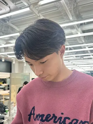 パーマ メンズ 🎀メンズパーマ☆ 艶カラー☆Syuriのヘアスタイル