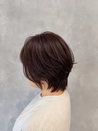 ショート 艶髪カラー/髪質改善 細貝 舞利のヘアスタイル