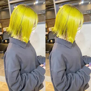 ミディアム カラー yoriダブルカラー 代表すがわらのヘアスタイル