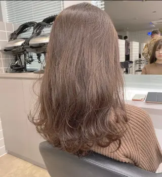 セミロング カラー ヘアアレンジ 💞あざと可愛い💞 児玉大地のヘアスタイル