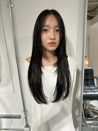 ロング カラー natsumi zenshoのヘアスタイル