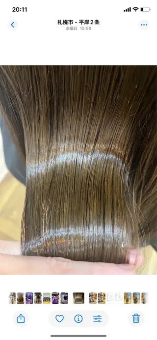 ロング 石黒 麻友のヘアスタイル