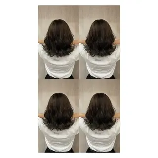 ミディアム カラー 店長✨レイヤー✖️ 髪質改善✖️韓国ヘアのヘアスタイル