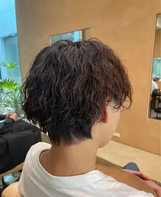 パーマ メンズ しだ あつきのヘアスタイル
