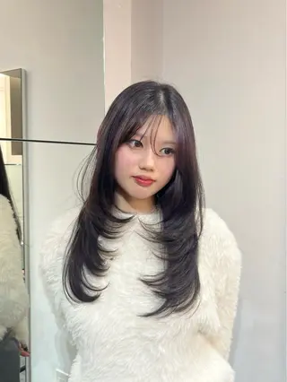 ロング カラー Ayuri♡艶カラー /盛れるcolorのヘアスタイル