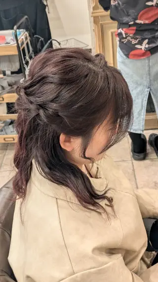 ミディアム dolls まおのヘアスタイル